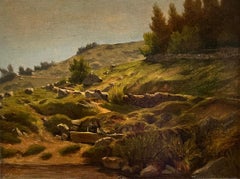 "La Source" di Ami E. Privat - Olio su tavola - 28x37 cm