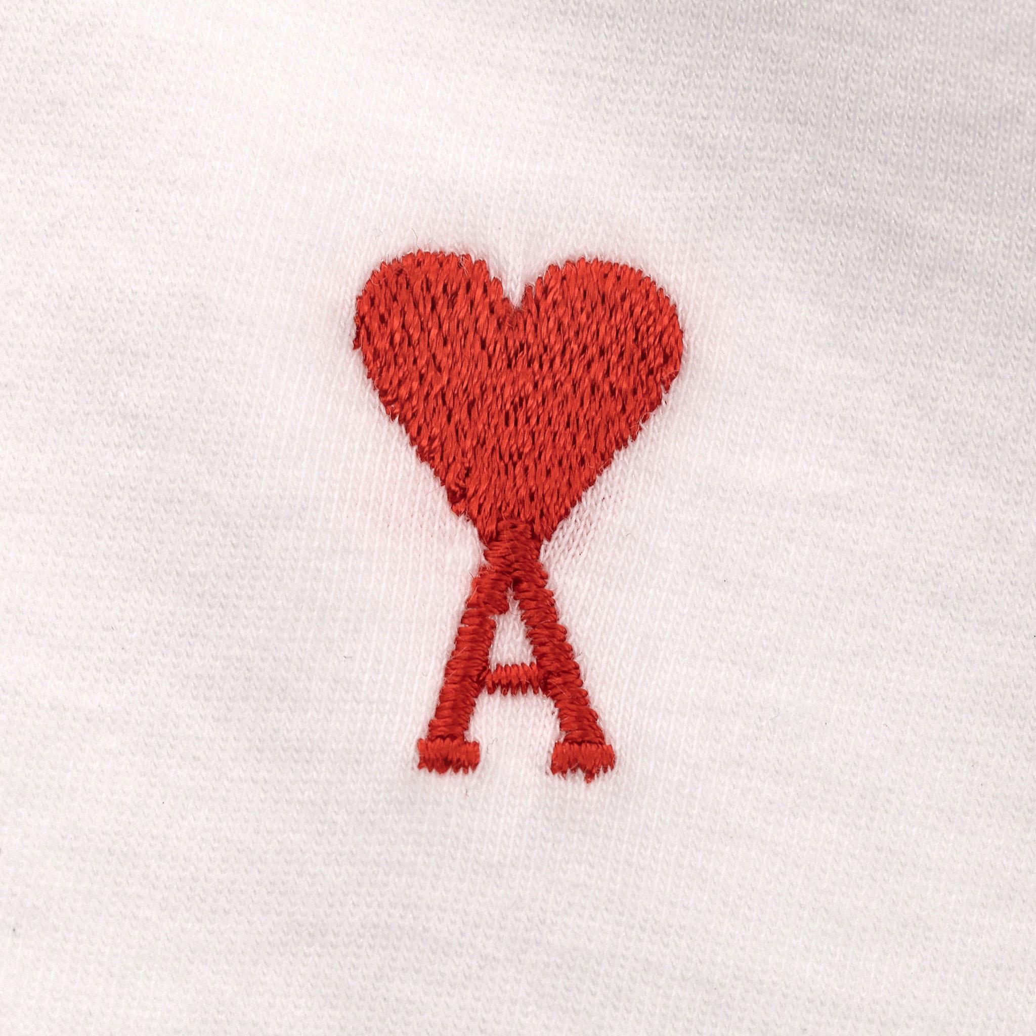 Men's Ami Paris Ami De Coeur Cotton Logo T-Shirt For Sale
