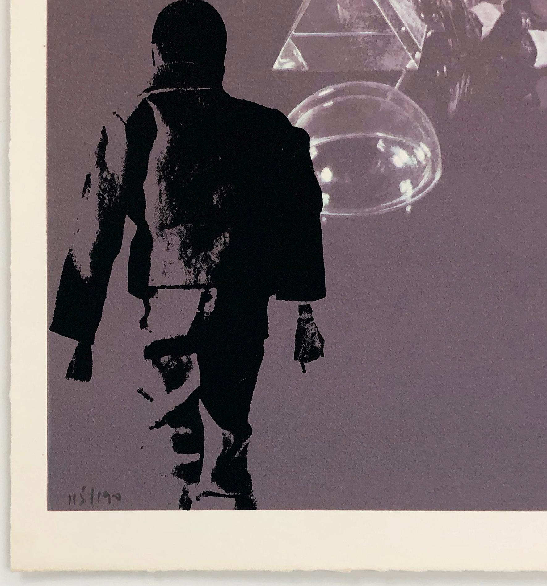 Untitled (from Ten Painters on War and Peace), hand signed lithograph - Print by Ami Shavit