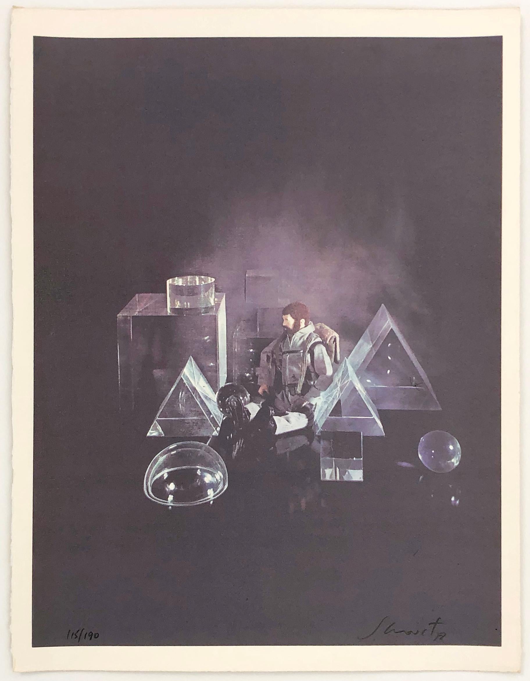 Ami Shavit Figurative Print - Untitled (from Ten Painters on War and Peace), hand signed lithograph