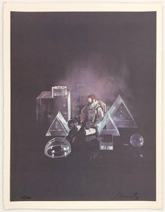 Untitled (from Ten Painters on War and Peace), hand signed lithograph