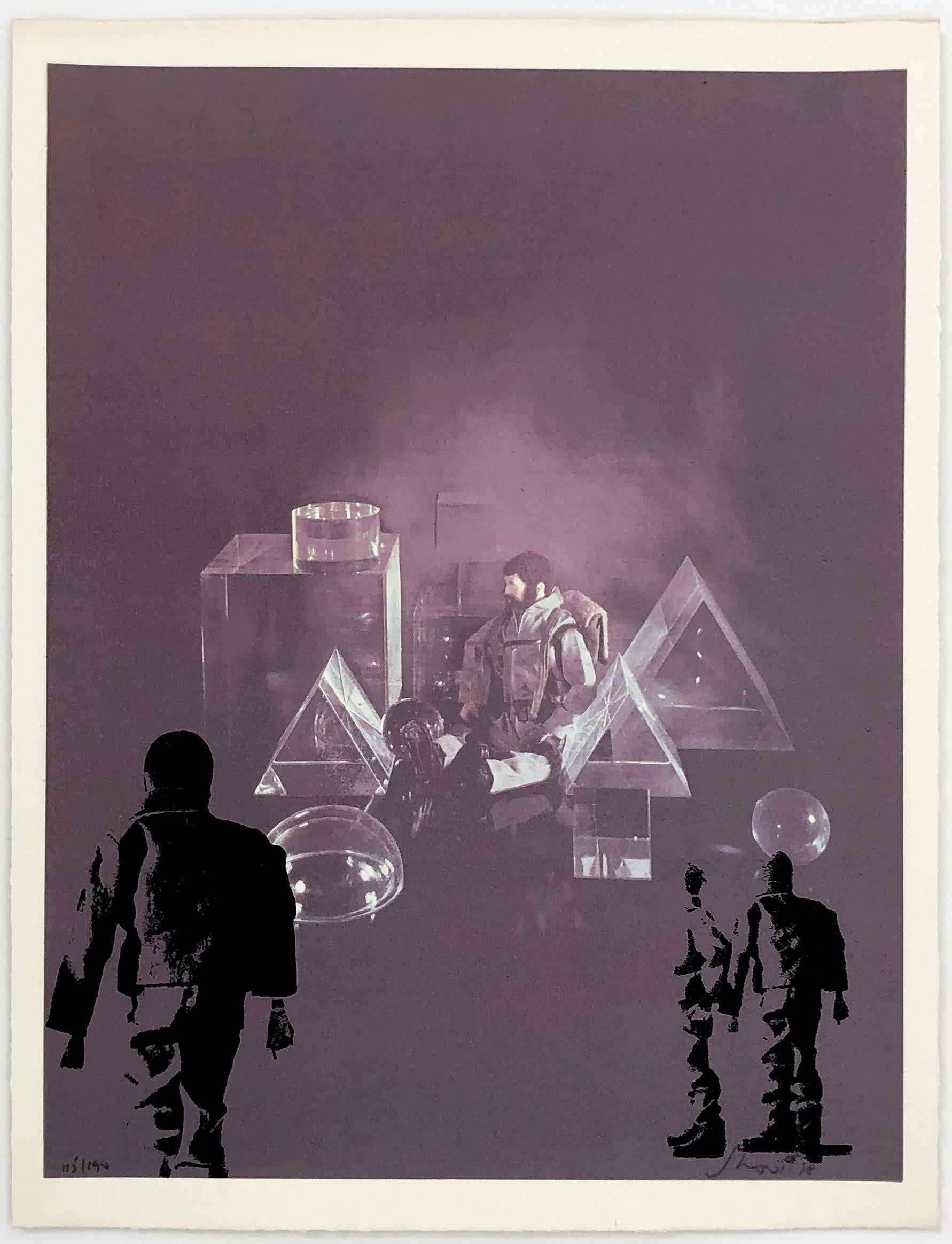 Ami Shavit Figurative Print - Untitled (from Ten Painters on War and Peace), hand signed lithograph