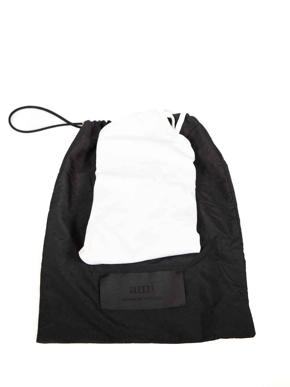 Traje de baño AMI SS22 Blanco De Coeur Logo Talla XS en venta 1
