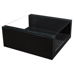 Amia Marble Coffee Table Black Slate Contemporary Natural Stone Design Meddel