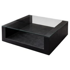 Amia Marble Coffee Table Black Slate Contemporary Natural Stone Design Meddel