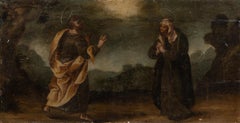 Antique Circle of Amico Aspertini, The meeting of Anna and Gioacchino