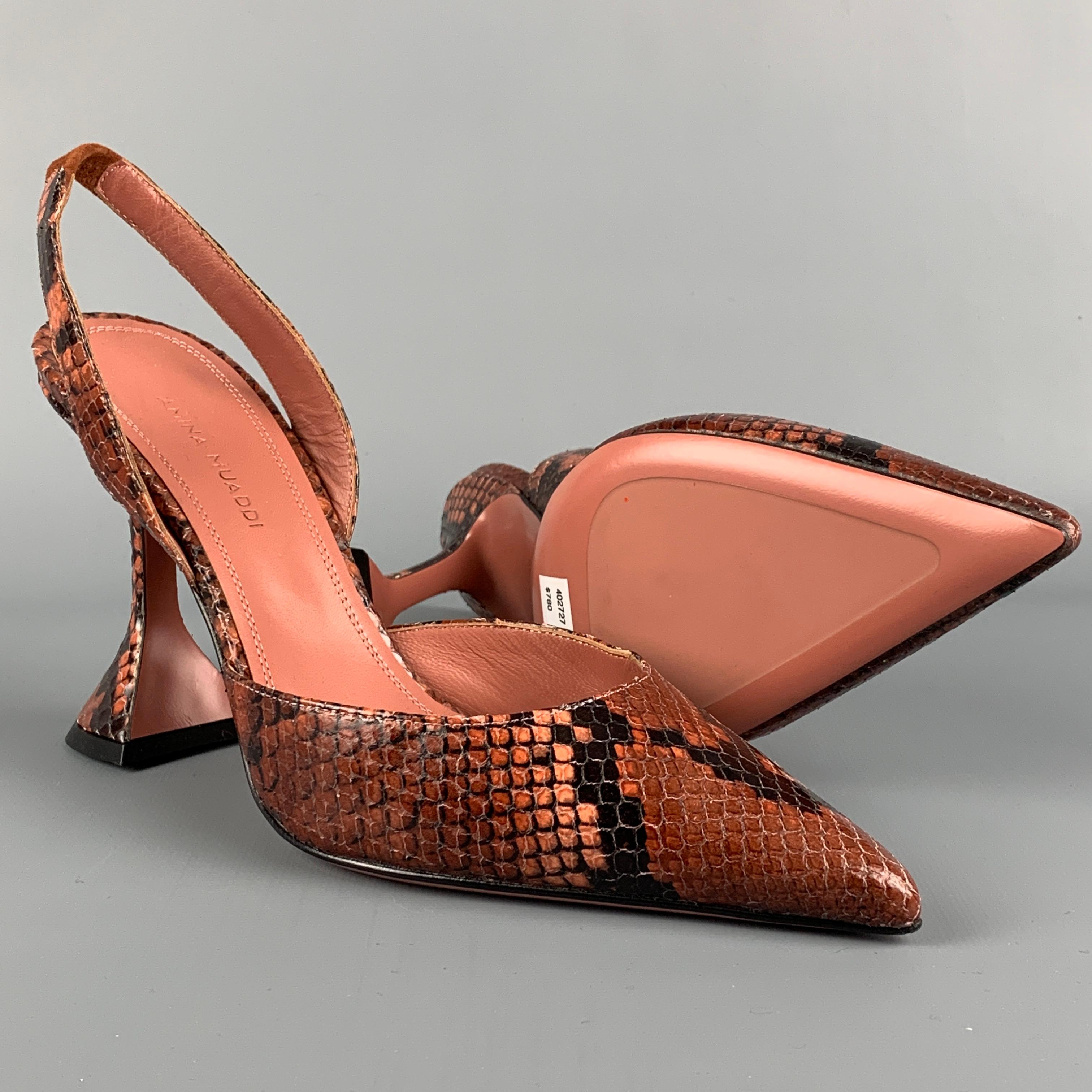 amina muaddi snakeskin boots