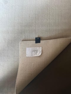 Amini Rug Collection "Wood and Silk," Alabaster Color, Italy 1990s