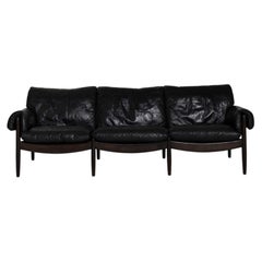 Canapé 3 places « Amiral Leather » par Eric Merthen, Belgique, 1970-1979