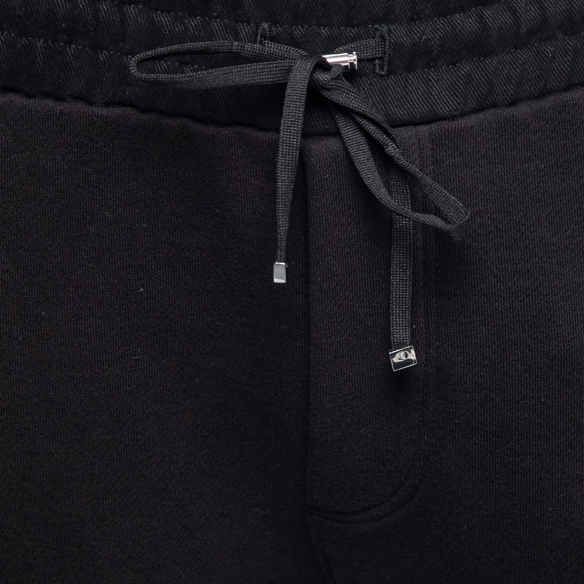 Amiri Black Cotton Cargo Sweatpants M In New Condition For Sale In Dubai, Al Qouz 2