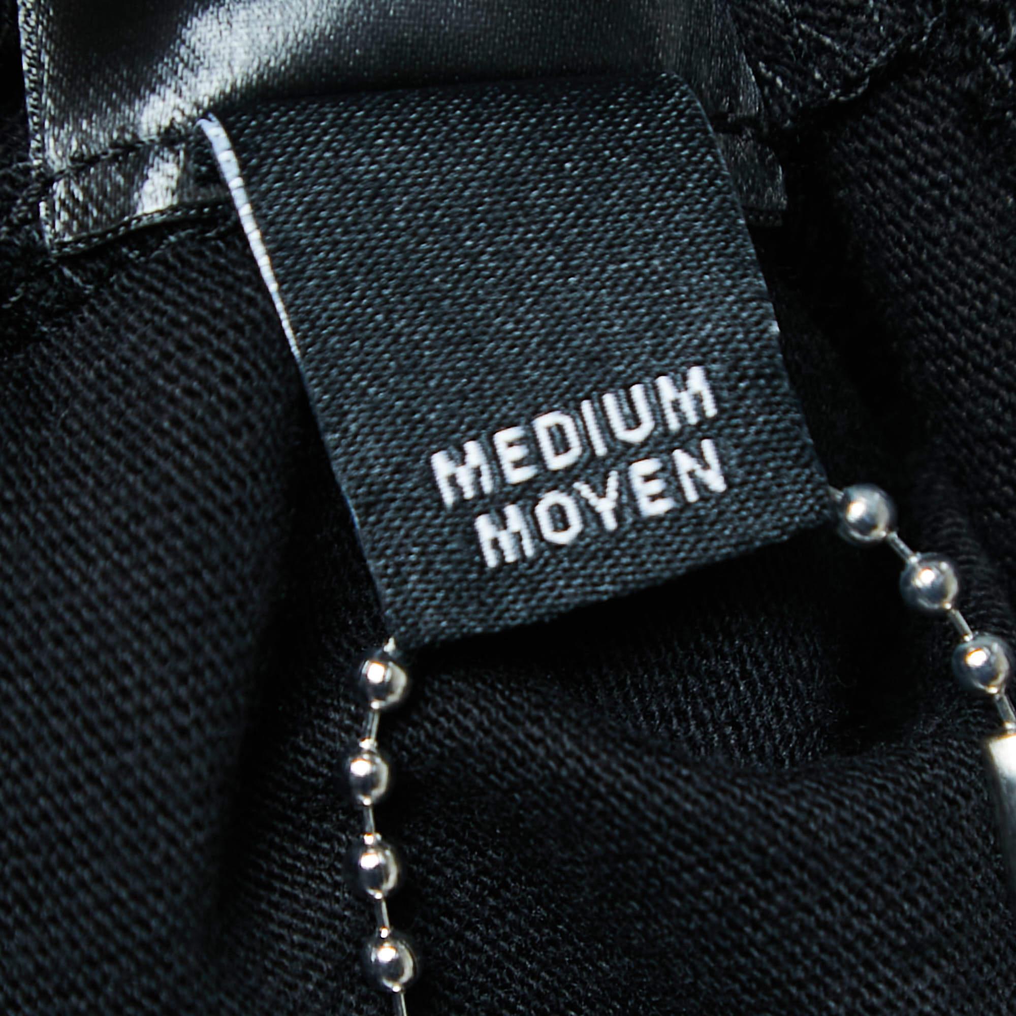 Amiri Schwarzes T-Shirt aus Baumwolle mit Logodruck und Tasche M Herren im Angebot