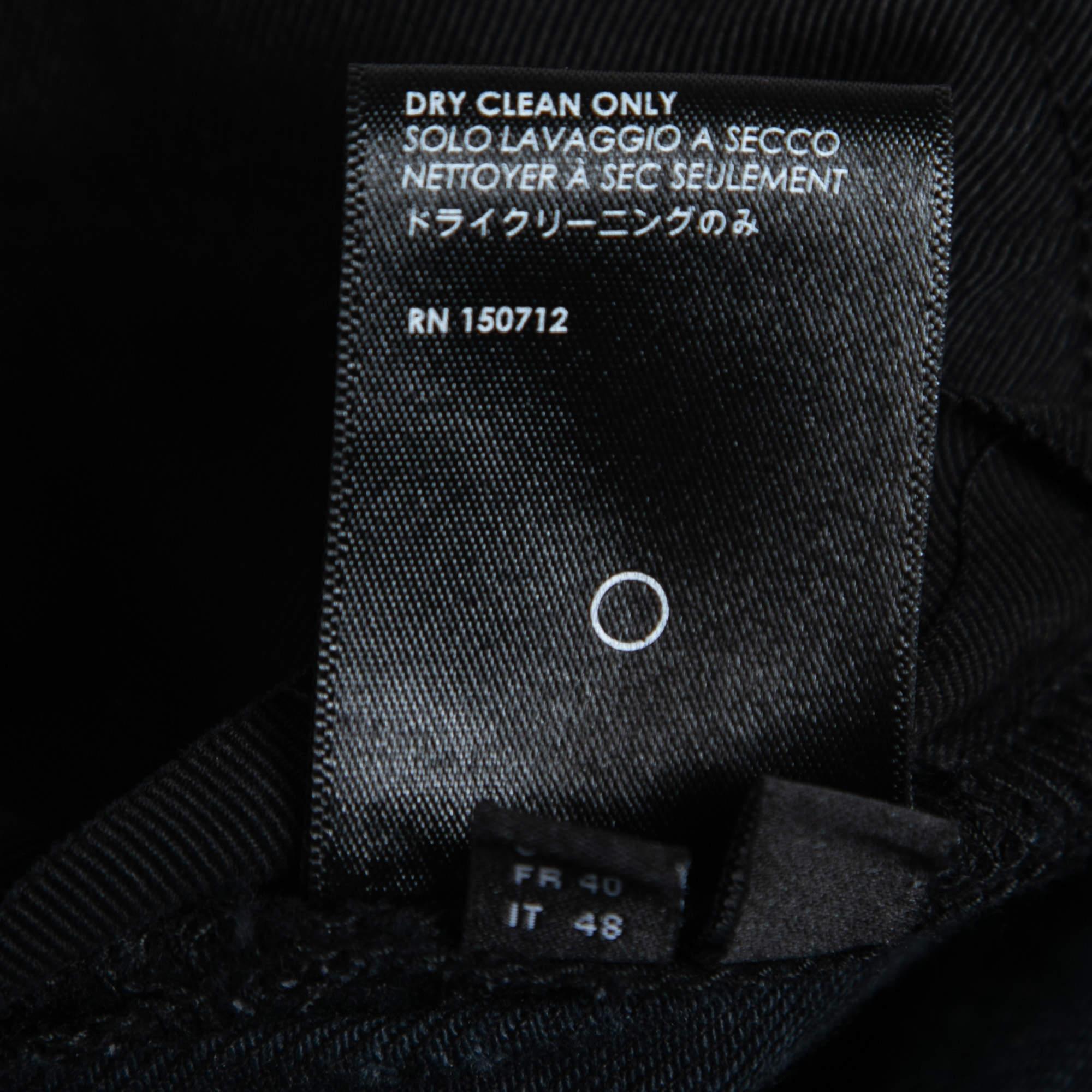 Amiri Schwarze Jeans aus Denim im Used-Look mit Pantoletten M Taille 32