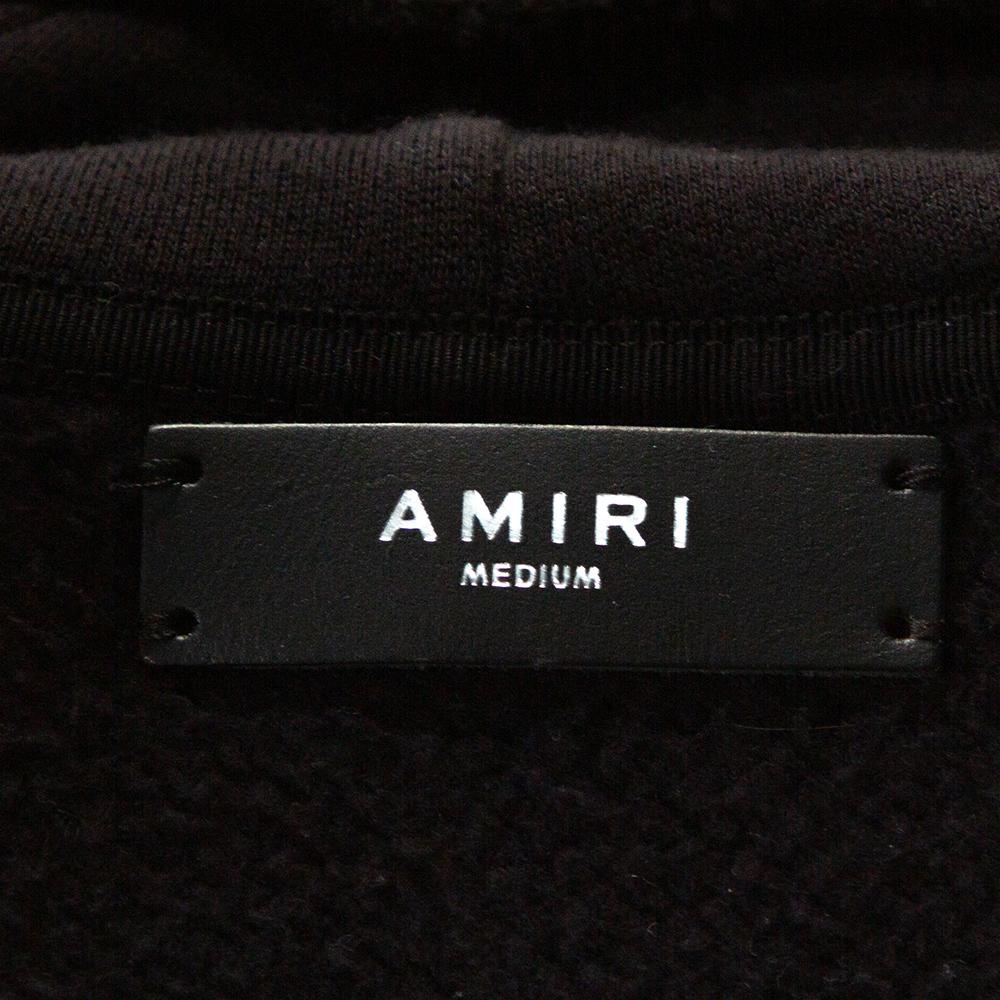 amiri patch hoodie