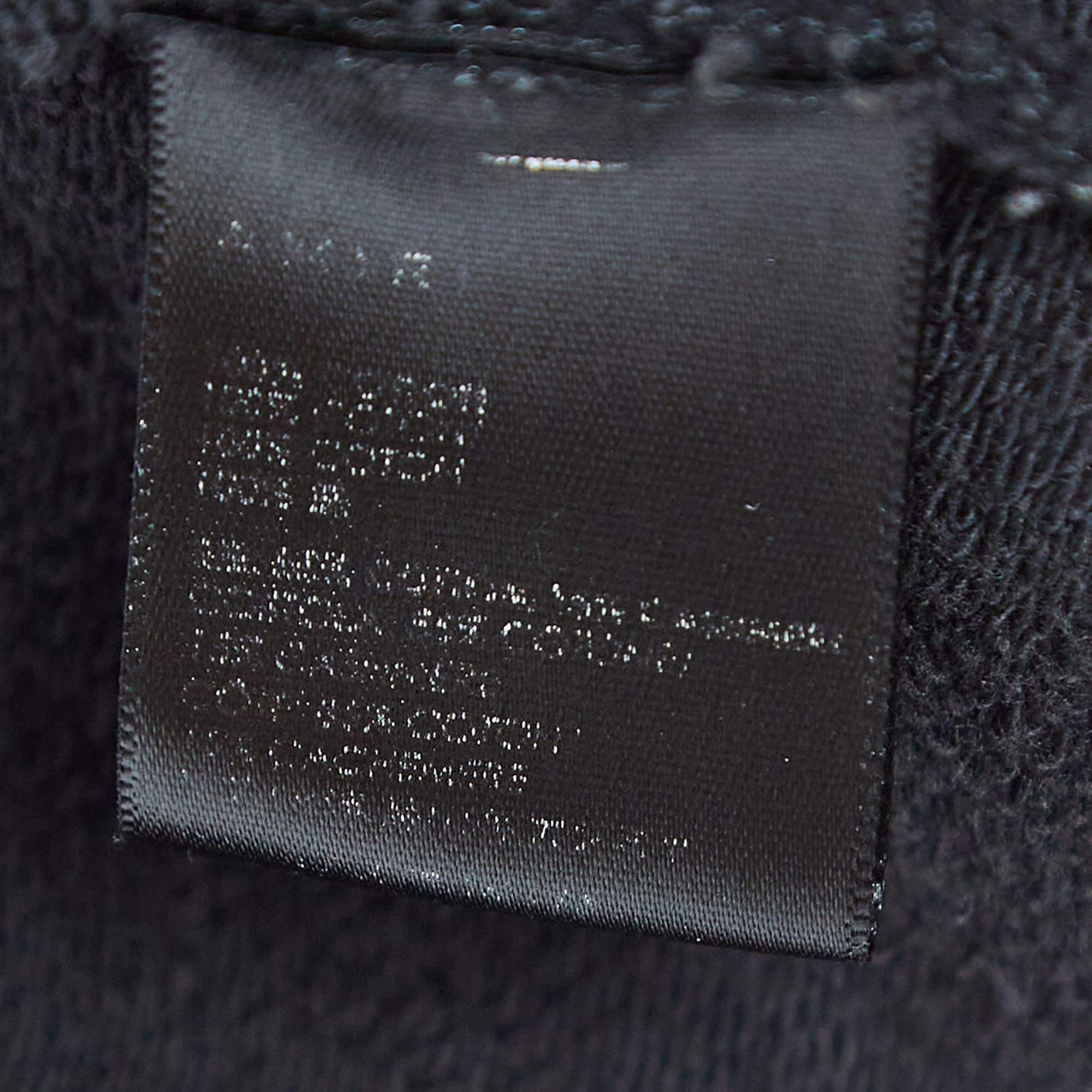 Amiri Black Lovers Print Cotton Hood's Hooded Sweatshirt S Bon état - En vente à Dubai, Al Qouz 2