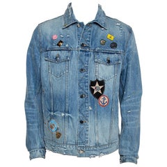 Amiri Reversible Nylon and Denim Bomber Jacket For Sale at 1stDibs ...