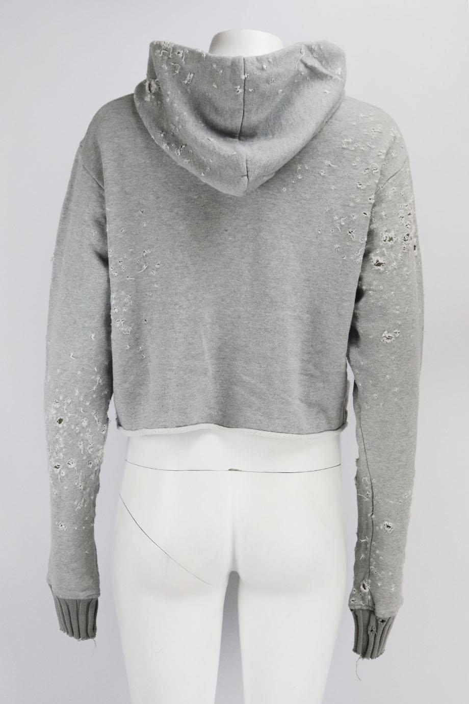 grey amiri hoodie