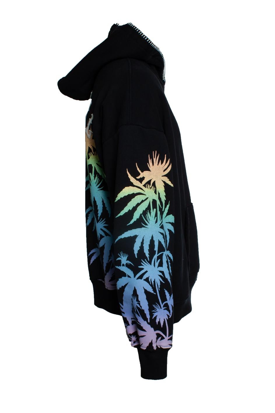 Amiri, Eternal Happiness hoodie in black In Excellent Condition In AMSTERDAM, NL