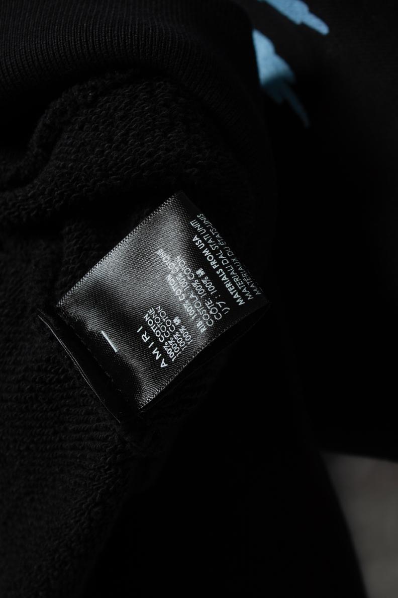 Men's Amiri, Eternal Happiness hoodie in black