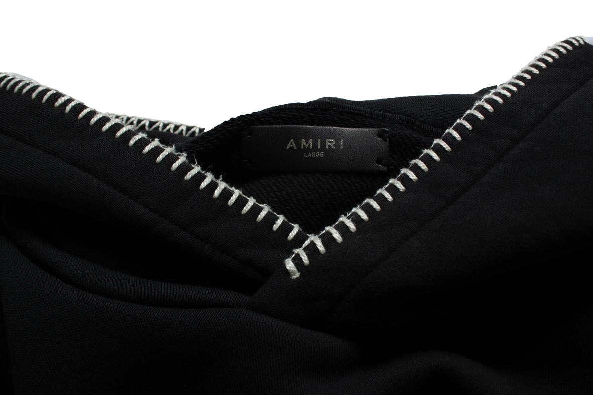 Amiri, Eternal Happiness hoodie in black 1
