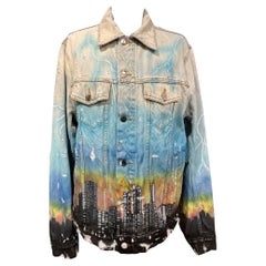Amiri Giacca Jeans Fantasia