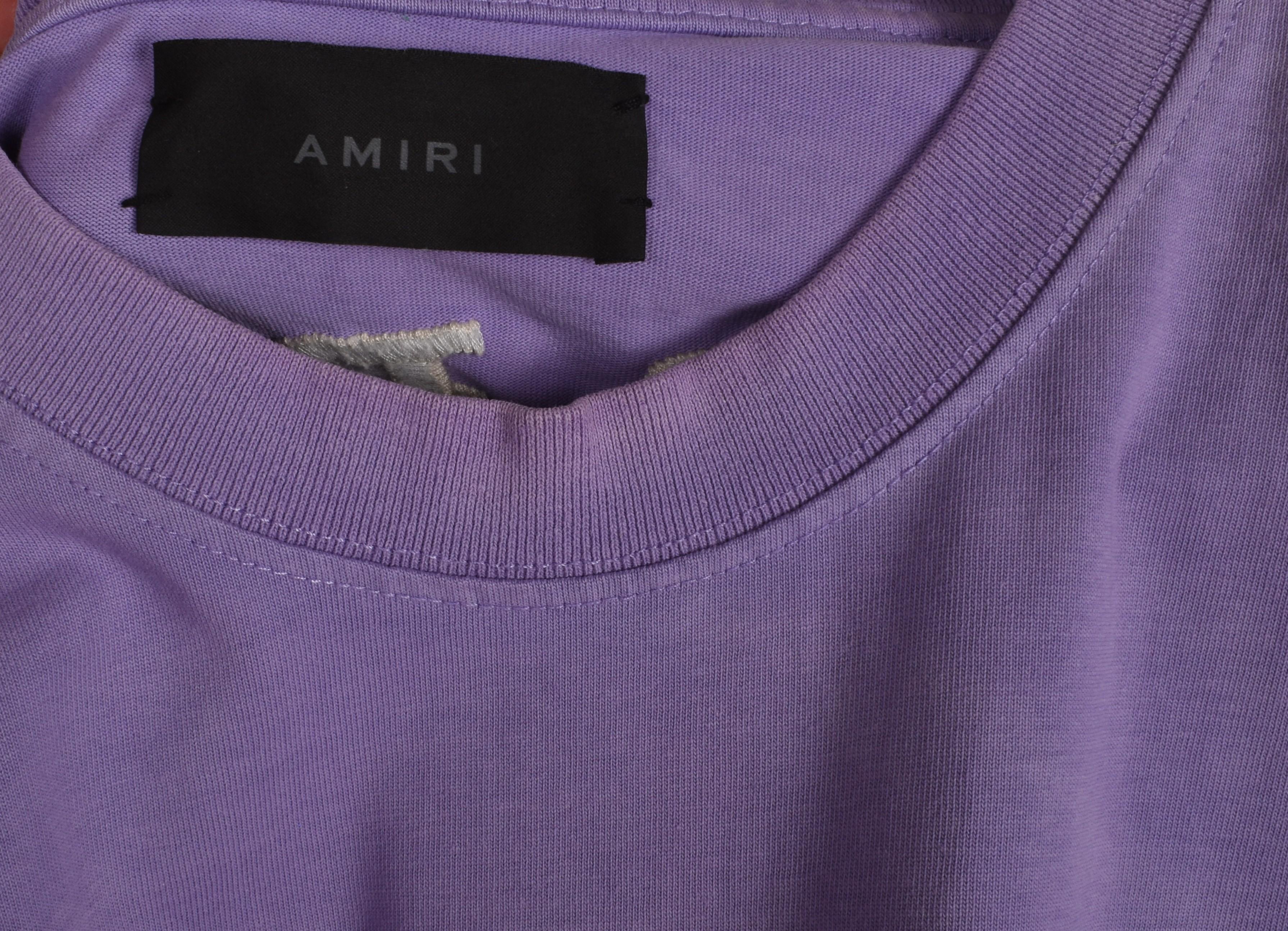 Viola Amiri Uomo T Shirt Lunga Taglia XL, S1458 in vendita