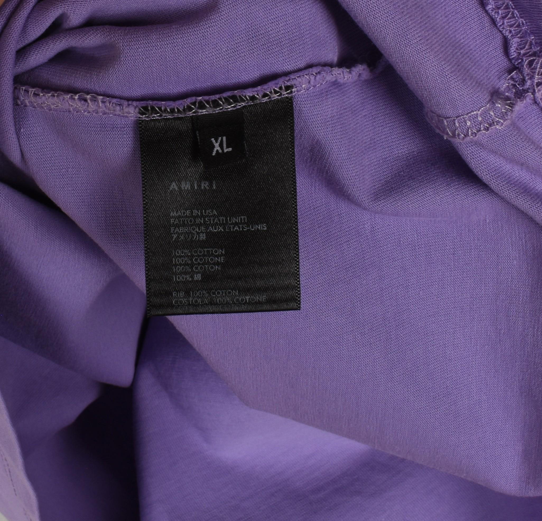 Amiri Uomo T Shirt Lunga Taglia XL, S1458 in vendita 2