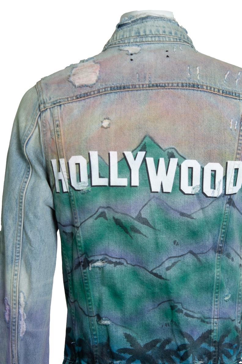 Amiri, Metropolitan Hollywood denim jacket en venta 4