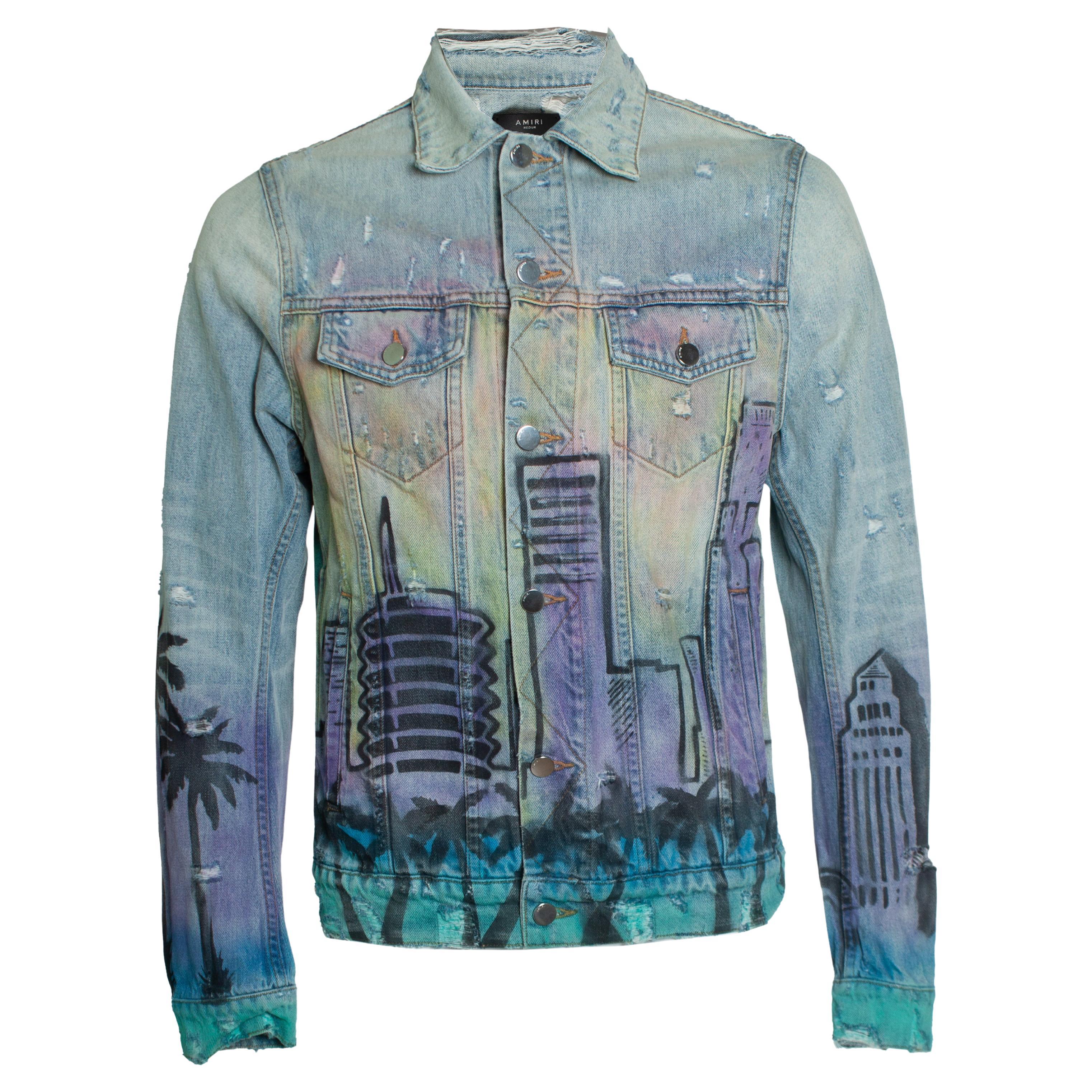 Amiri, Metropolitan Hollywood denim jacket For Sale