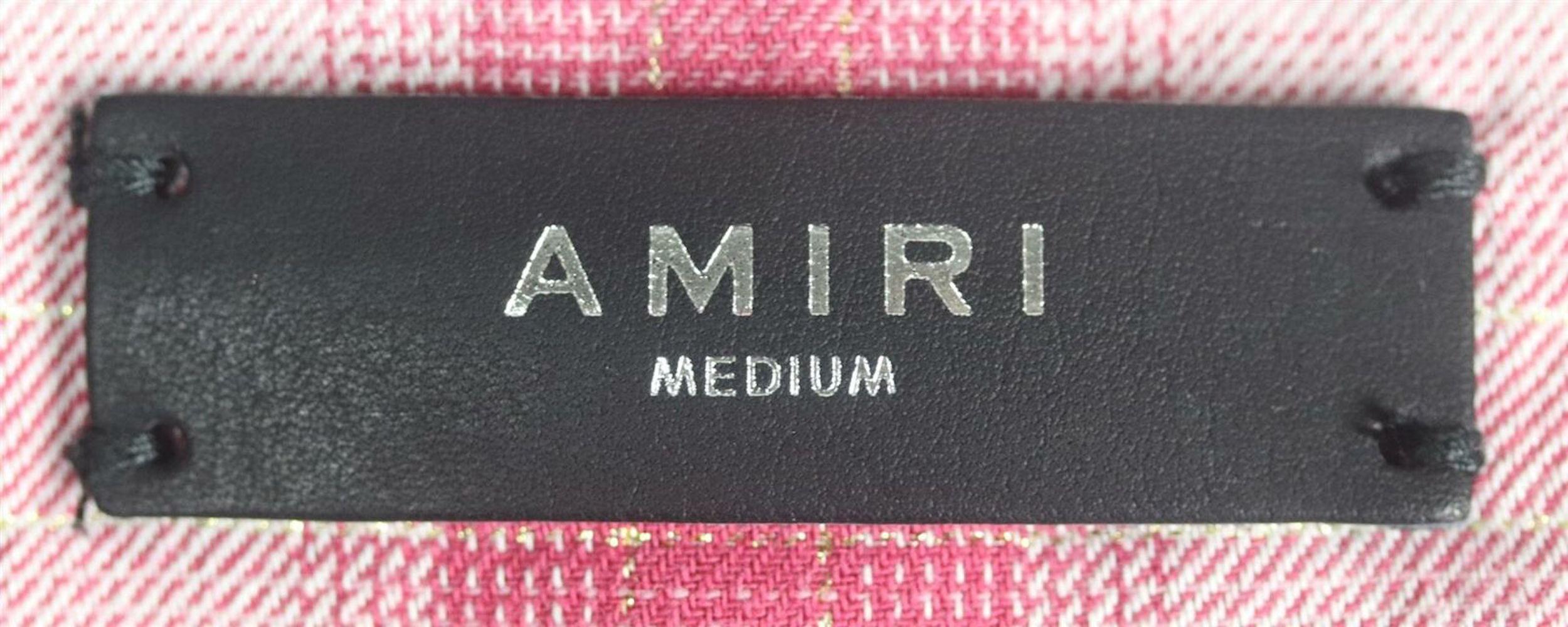 pink amiri shirt