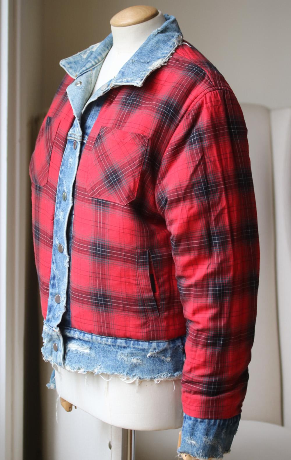 bomber jacket and flannel