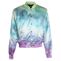 Amiri, Silk watercolour bomber jacket