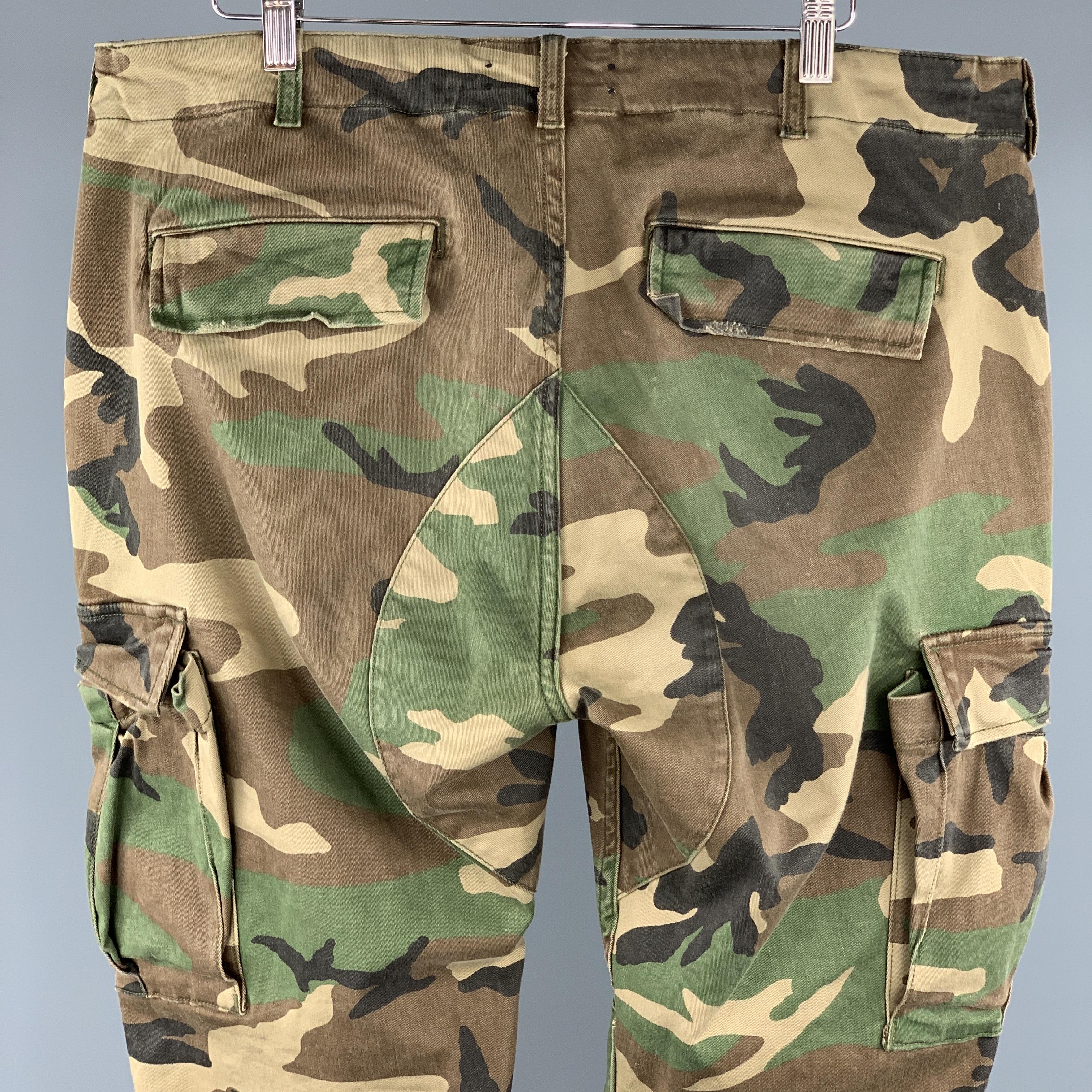 amiri camo jeans