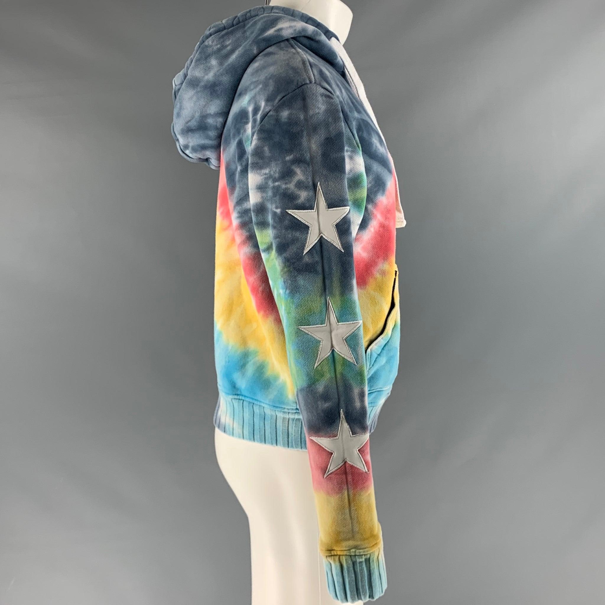 Amiri Taille S Sweat à capuche en coton Tie Dye multicolore Bon état - En vente à San Francisco, CA
