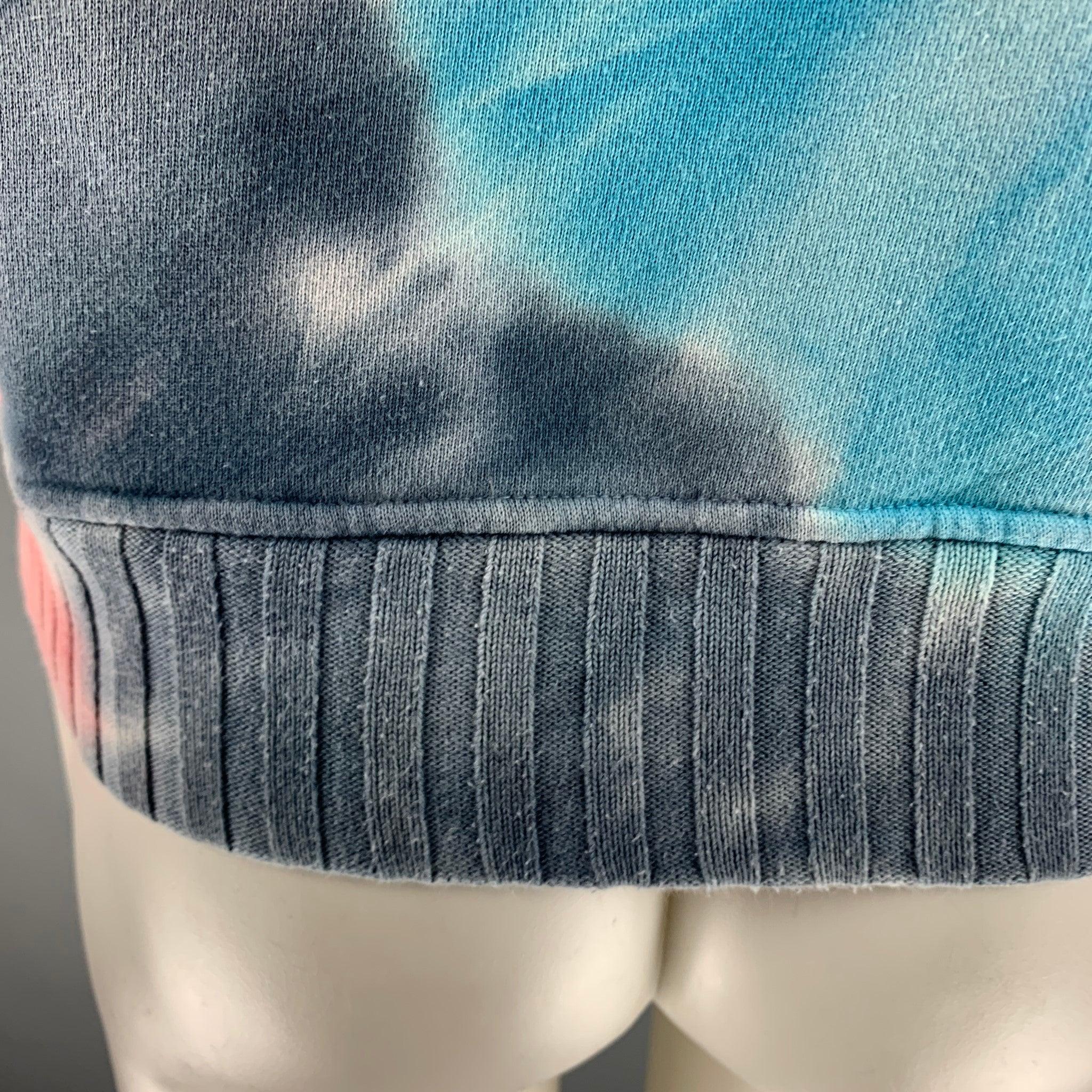 AMIRI Size S Multi-Color Tie Dye Cotton Hoodie Sweatshirt For Sale 1