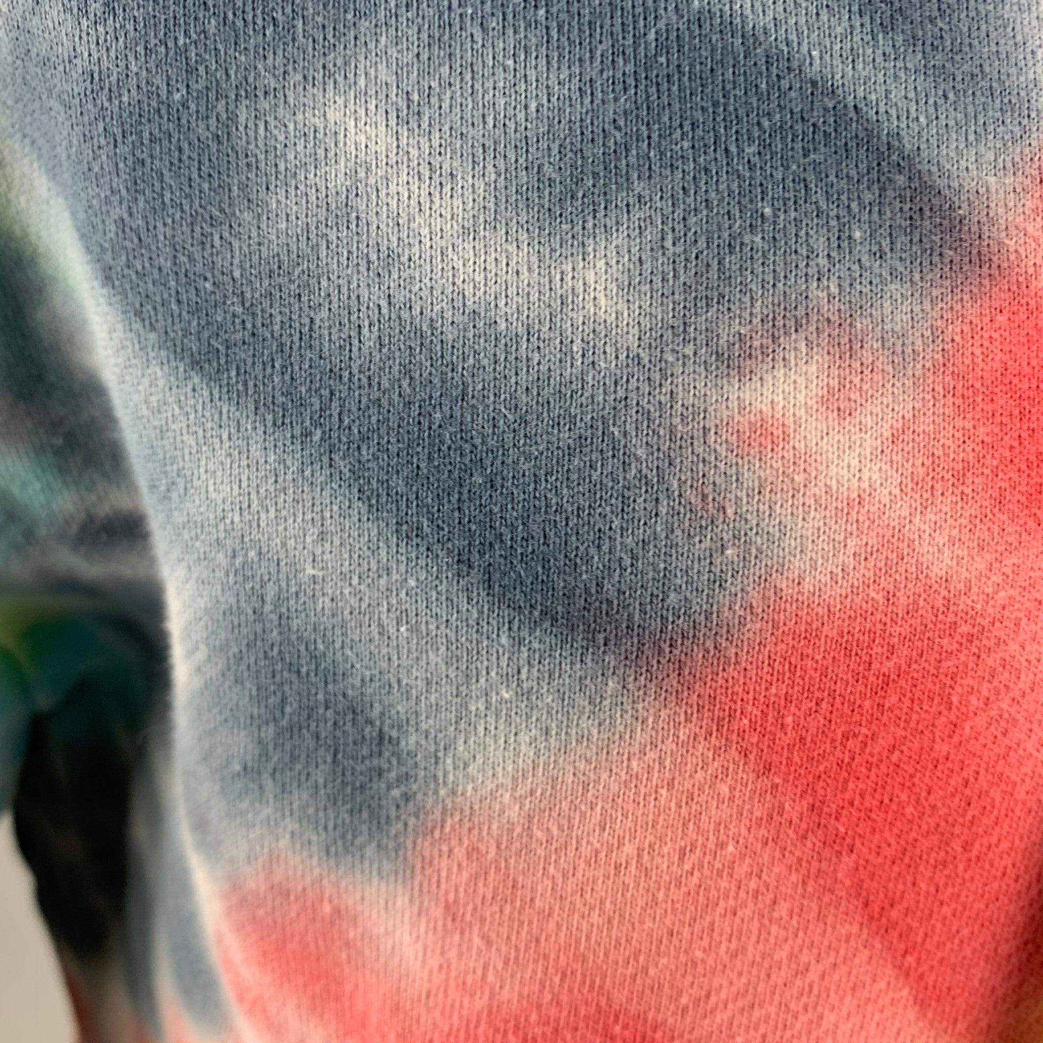 Amiri Taille S Sweat à capuche en coton Tie Dye multicolore en vente 3