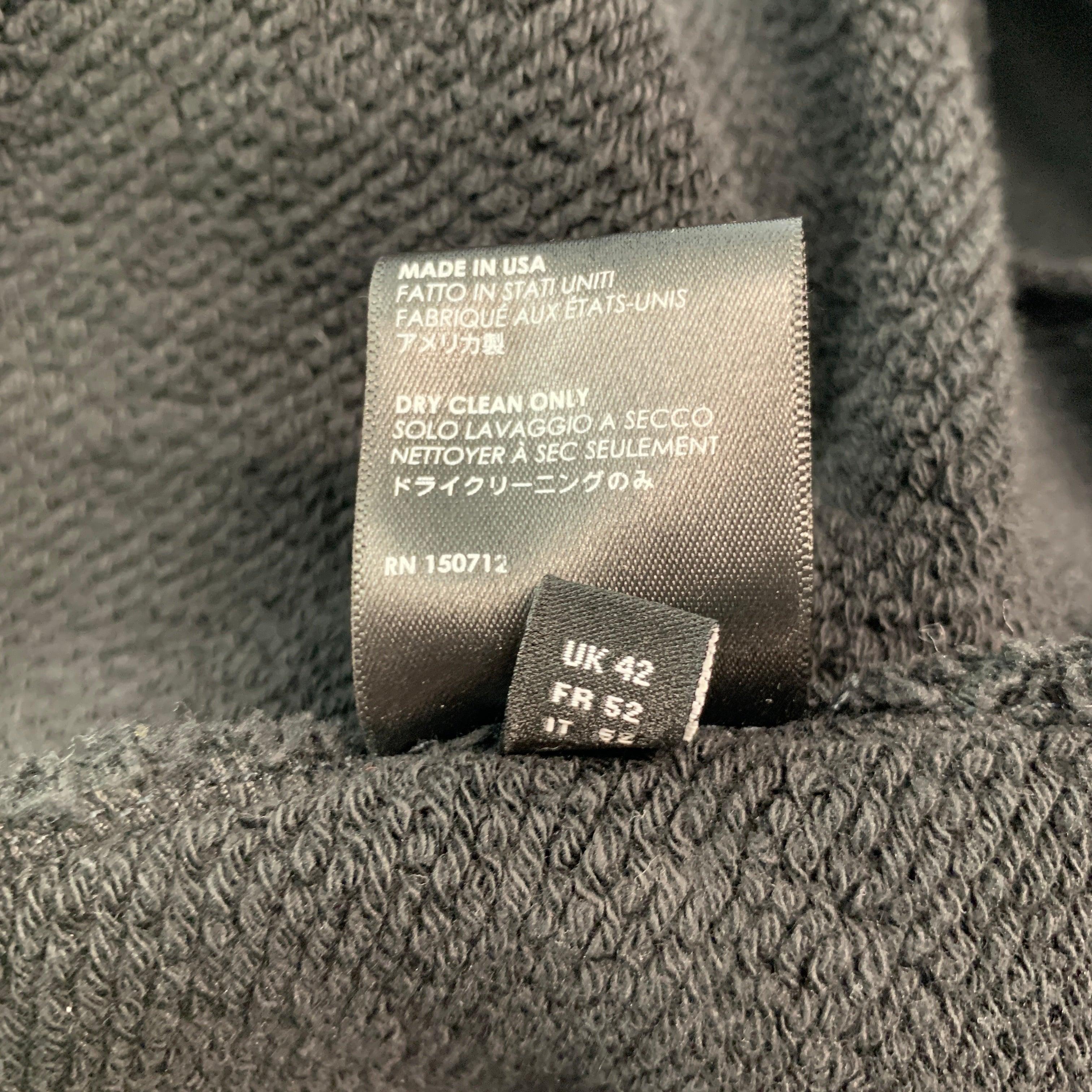 Amiri Size XL Black Graphic Cotton Crew-Neck Sweatshirt en vente 3