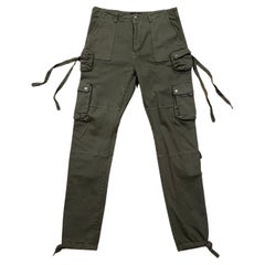 Amiri Tactical Olive Green Cargo Pants