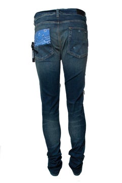 Amiri, vintage patchwork bandana jeans