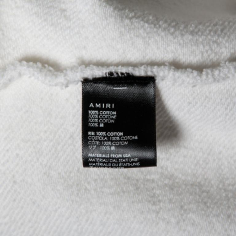 Whether you want to go out on casual outings with friends or just want to lounge around, this Amiri hoodie is a versatile piece and can be styled in many ways. It has been made using high-grade materials and the creation will go well with basic