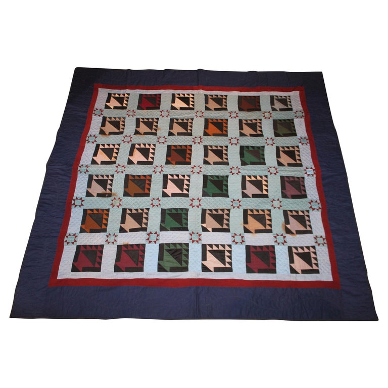 Amish Baskets Quilt from Ohio For Sale at 1stDibs