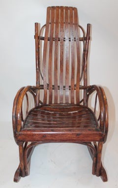 Amish Bent Wood Child's Rocking Chair