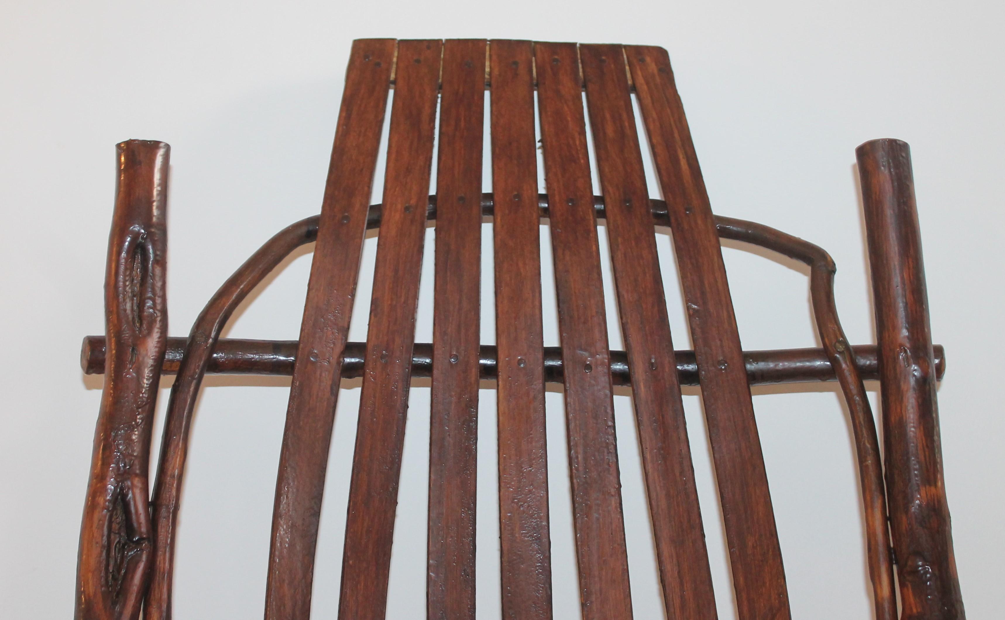 Amish Bent Wood Rocking Chairs, Adults and Child's, 2 1