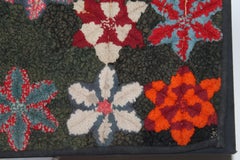 Amish Berlin Work Mounted Hooked Rug