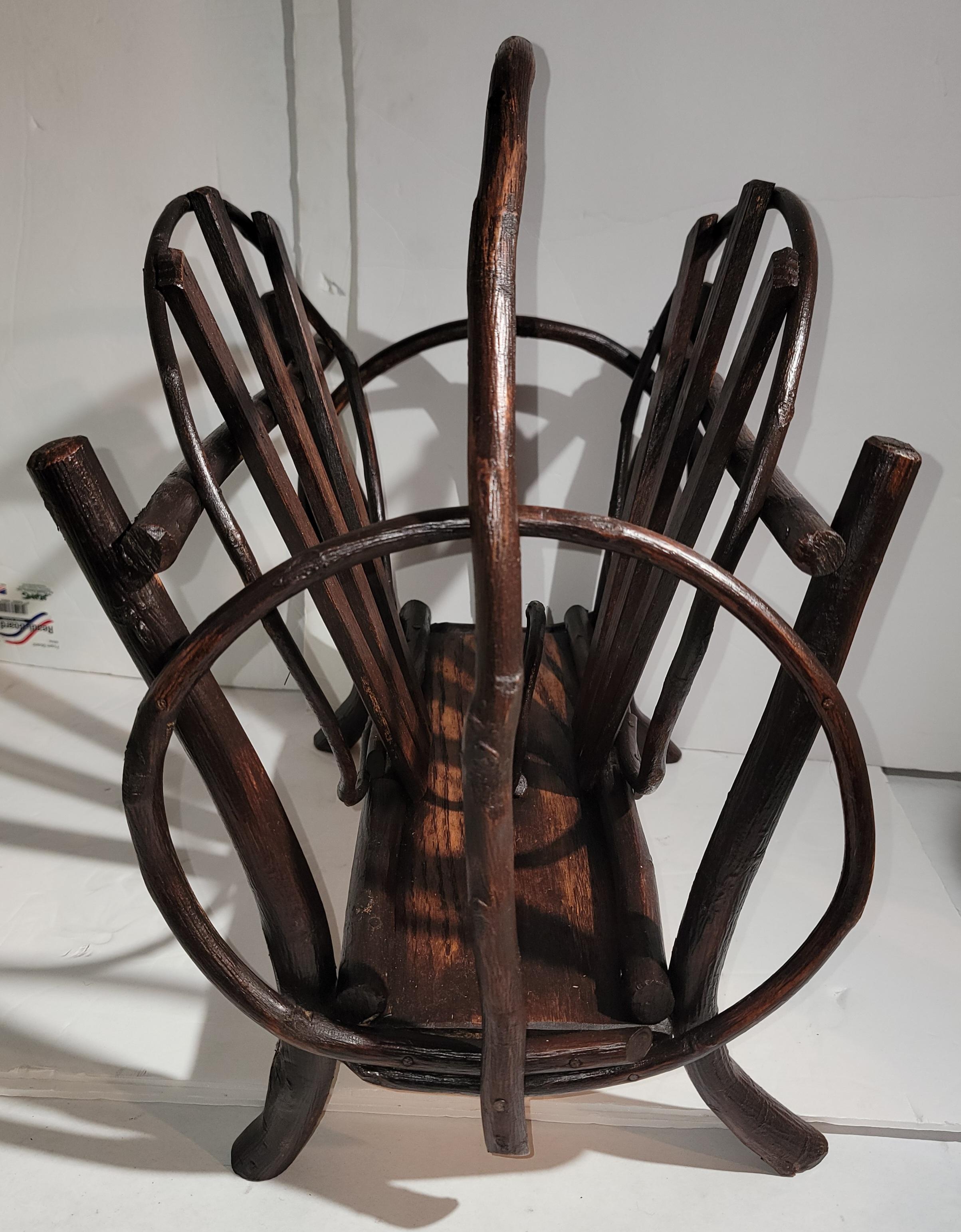 Adirondack Porte-revues amish Hickory en vente