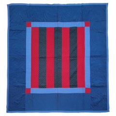 Antique Amish  Lancaster Co. , Pa. Bars Quilt