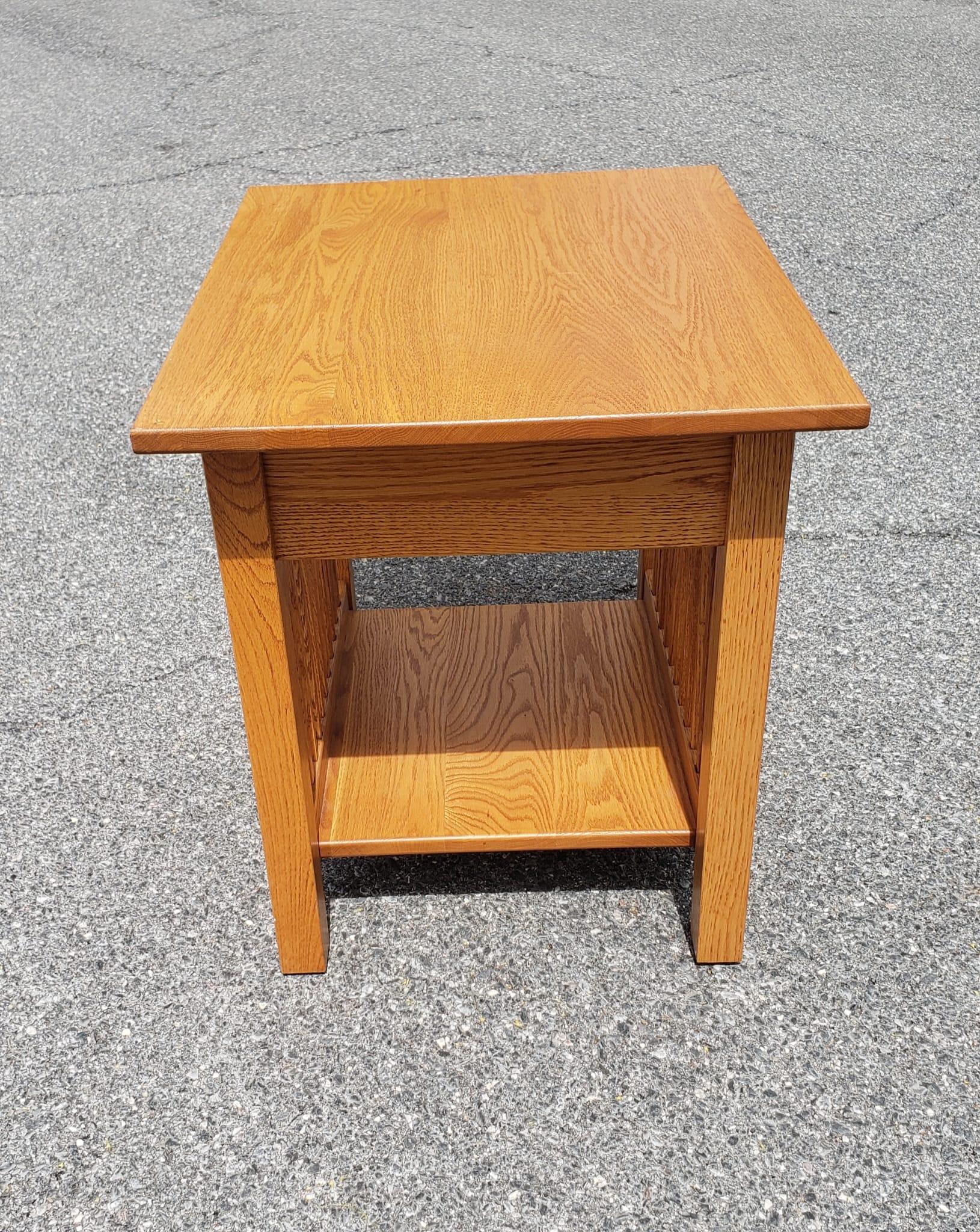 mission style end table plans