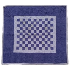 Amish One Patch/Postage Stamp Crib Quilt