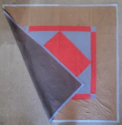 Amish Pennsylvania Wool Diamond in a Square Quilt