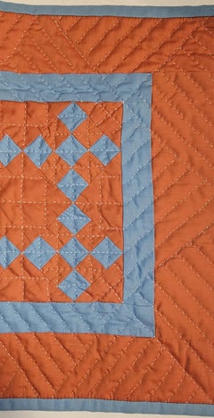Amish Postage Stamp Chain Doll Quilt (en anglais)