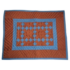 Amish Postage Stamp Chain Doll Quilt